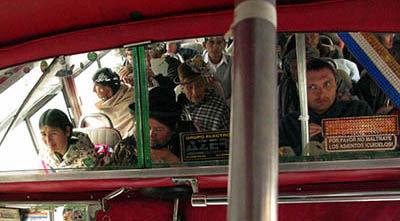 W boliwijskim autobusie